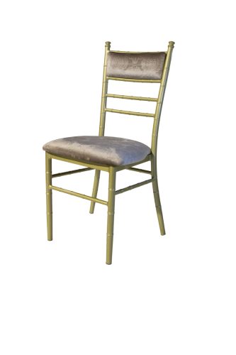 Padding Gold Frame Grey Chiavari Chairs
