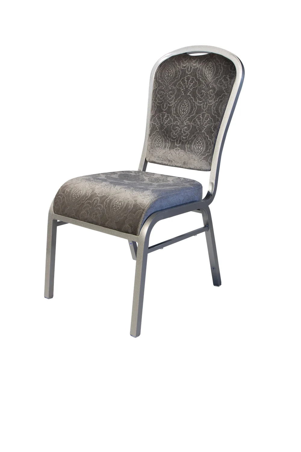 Ergo Chair - Grey Design With Silver Frame