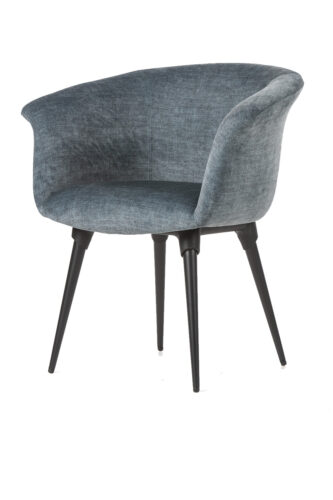 Blue Grey Bedroom Chair