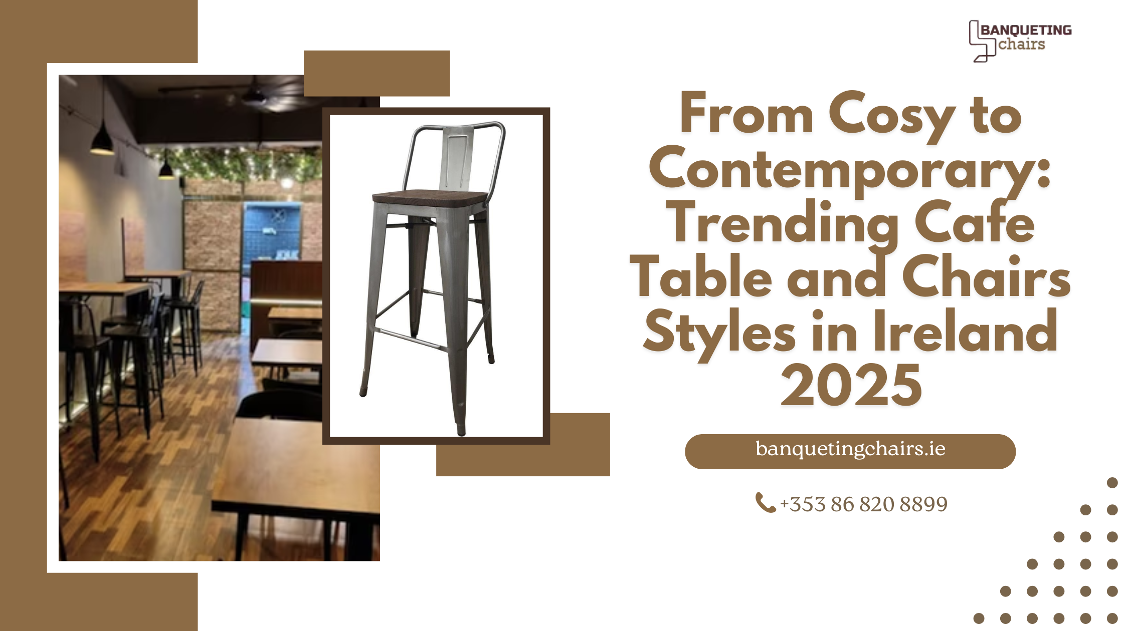 cafe table and chairs