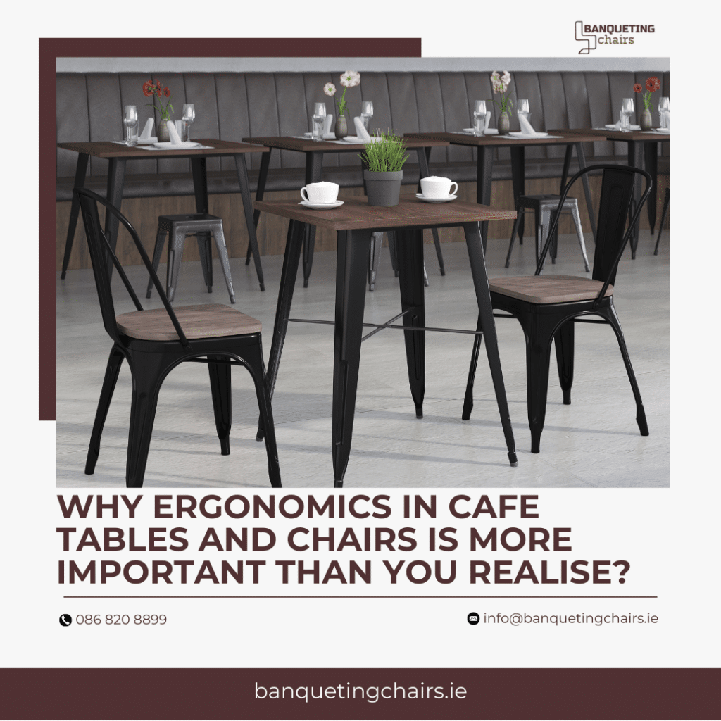 cafe table and chairs