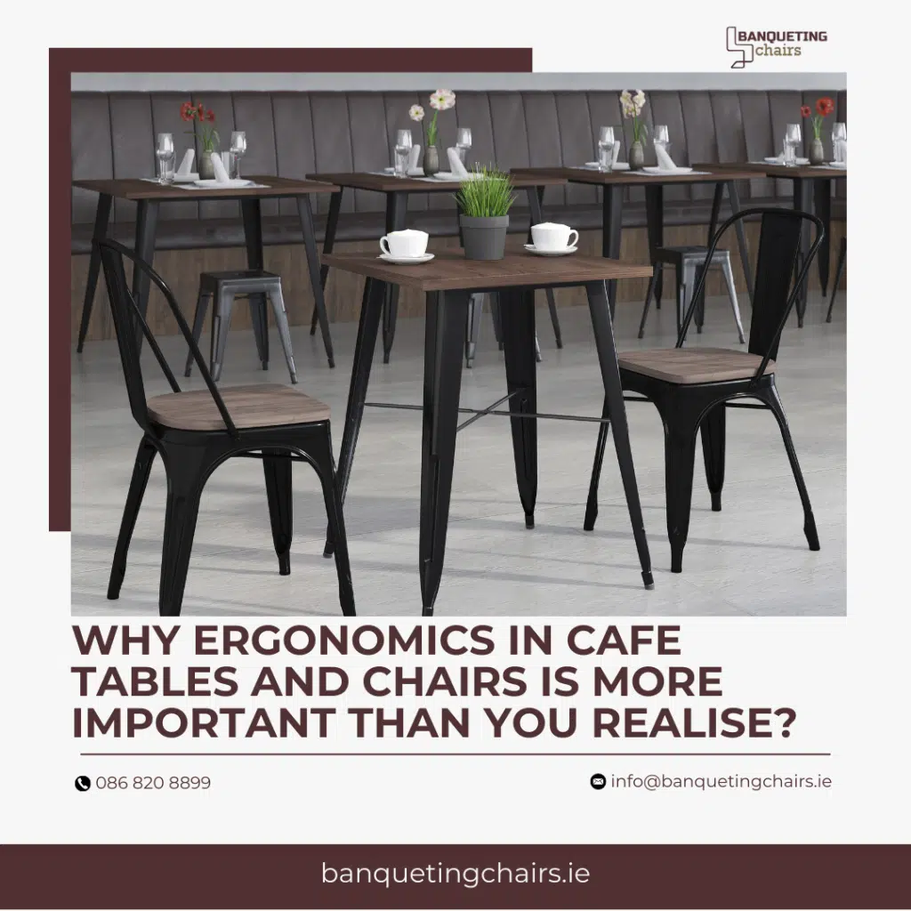 cafe table and chairs
