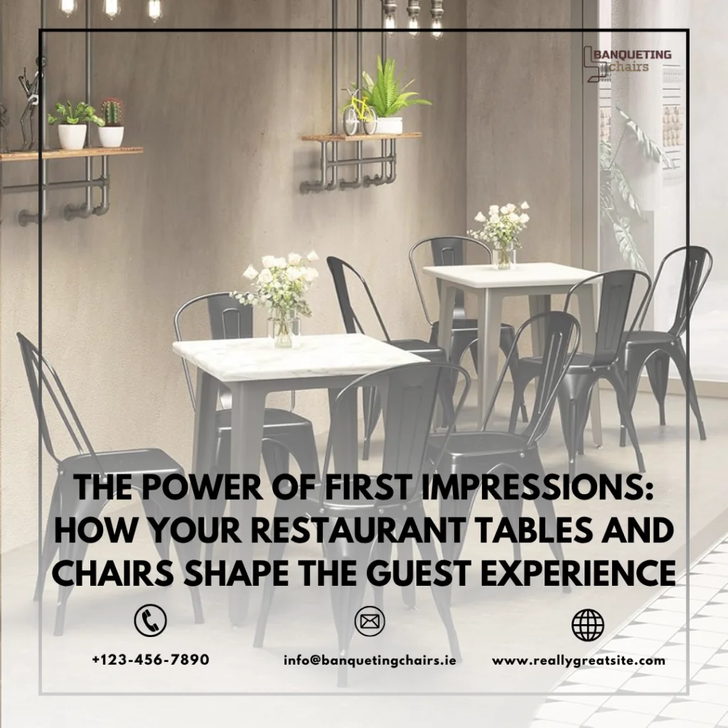 restaurant tables and chairs