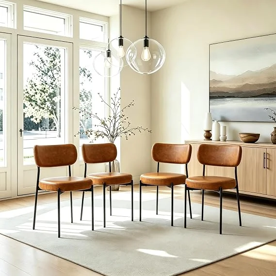leather dining chairs